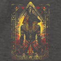Egyptian Gods Anubis Ra Ruler Egyptian God Vector Backpack