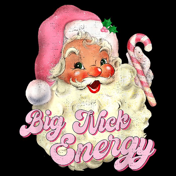 Etro Groovy Big Nick Santa Energy Pink Santa Christmas Xmas Drawstring Bag