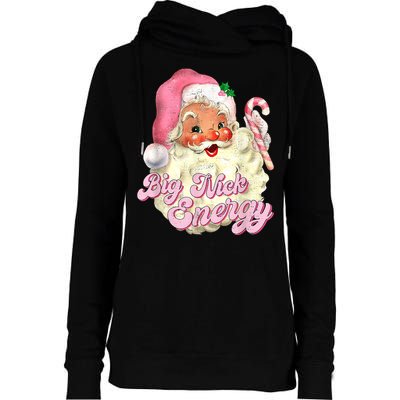 Etro Groovy Big Nick Santa Energy Pink Santa Christmas Xmas Womens Funnel Neck Pullover Hood
