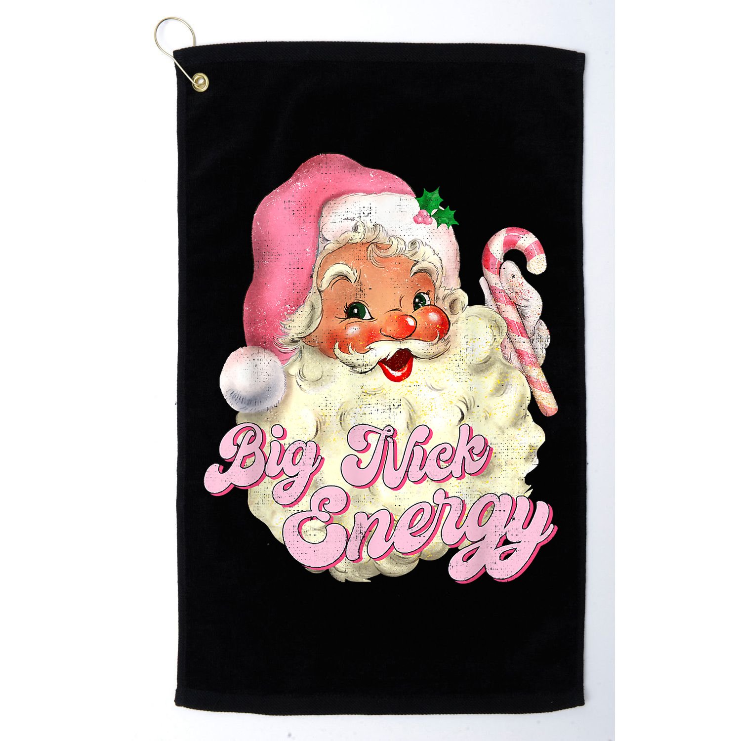 Etro Groovy Big Nick Santa Energy Pink Santa Christmas Xmas Golf Towel