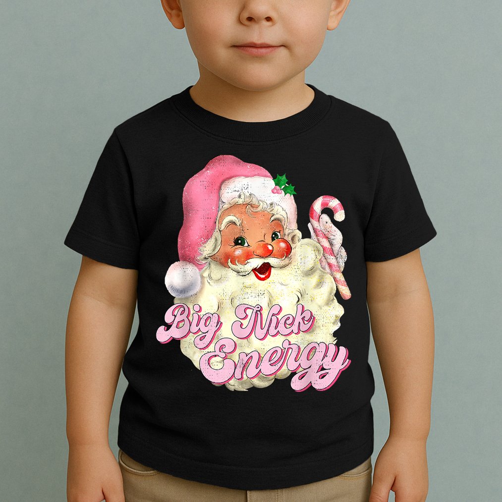 Etro Groovy Big Nick Santa Energy Pink Santa Christmas Xmas Toddler T-Shirt