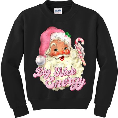 Etro Groovy Big Nick Santa Energy Pink Santa Christmas Xmas Kids Sweatshirt