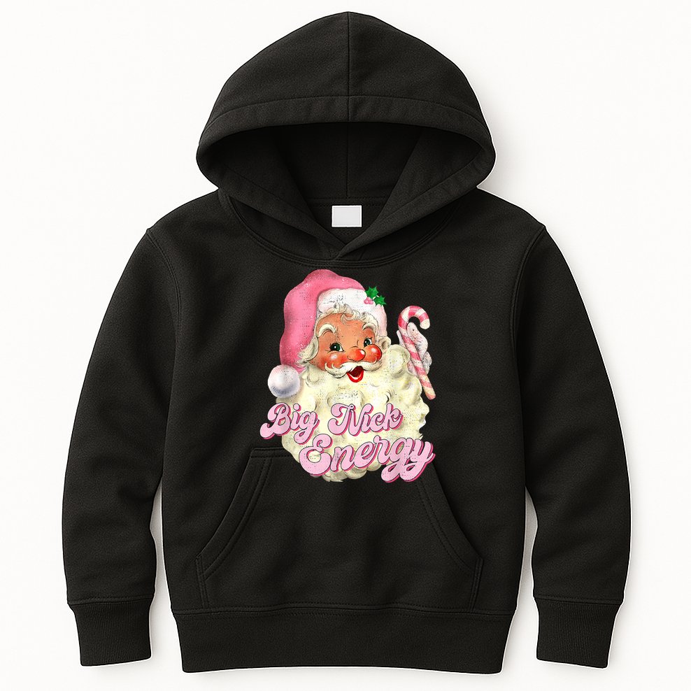 Etro Groovy Big Nick Santa Energy Pink Santa Christmas Xmas Kids Hoodie