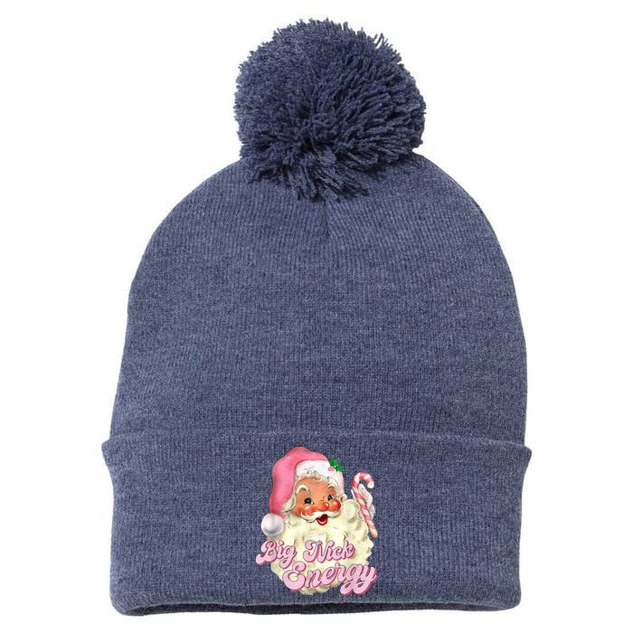 Etro Groovy Big Nick Santa Energy Pink Santa Christmas Xmas Pom Pom 12in Knit Beanie