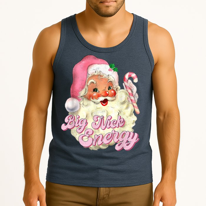 Etro Groovy Big Nick Santa Energy Pink Santa Christmas Xmas Tank Top