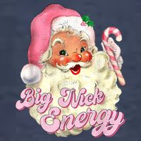 Etro Groovy Big Nick Santa Energy Pink Santa Christmas Xmas Tank Top