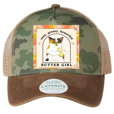 Easy Greasy Beautiful Butter Girl Legacy Tie Dye Trucker Hat