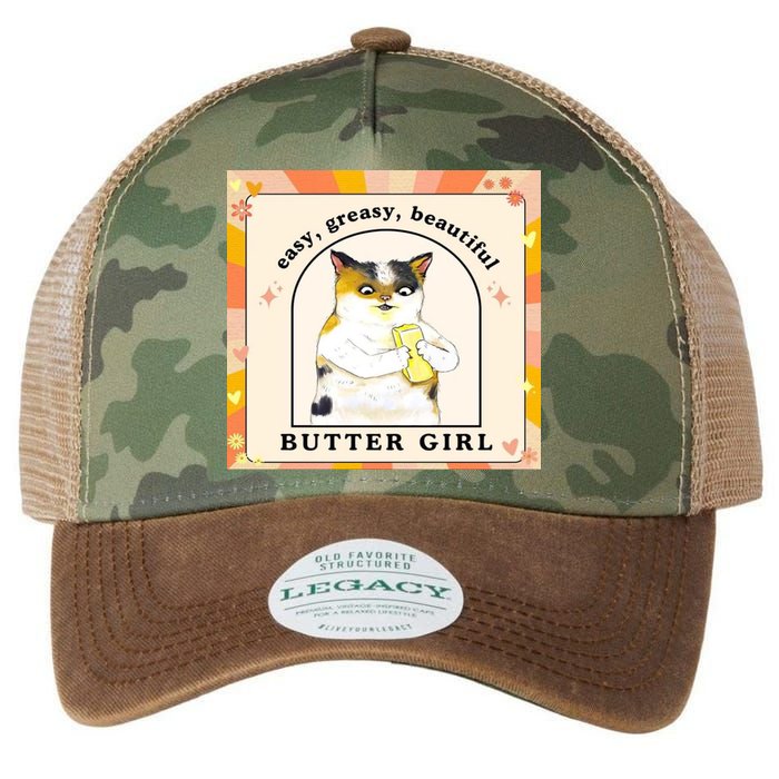 Easy Greasy Beautiful Butter Girl Legacy Tie Dye Trucker Hat