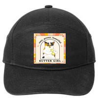 Easy Greasy Beautiful Butter Girl 7-Panel Snapback Hat