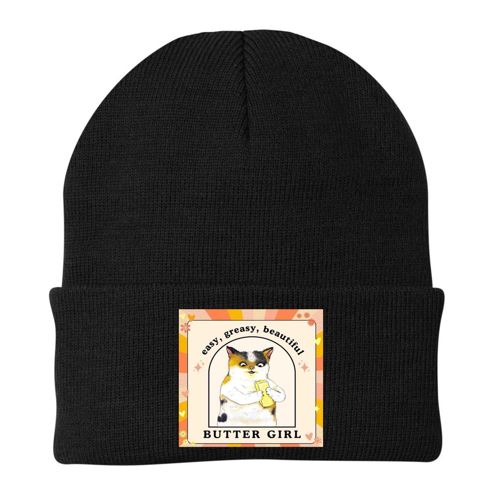 Easy Greasy Beautiful Butter Girl Beanie