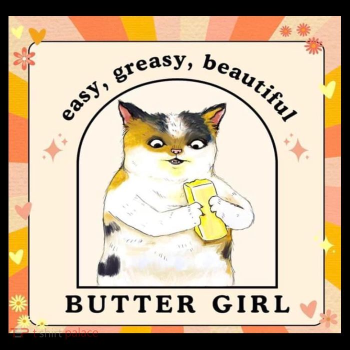 Easy Greasy Beautiful Butter Girl Youth Performance Sprint T-Shirt