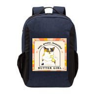 Easy Greasy Beautiful Butter Girl Vector Backpack