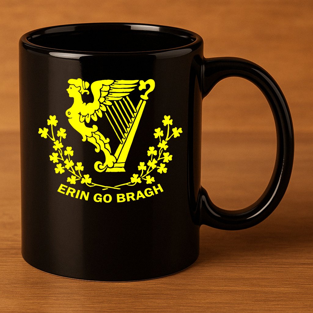 Erin Go Bragh 11oz C Handle Ceramic Mug