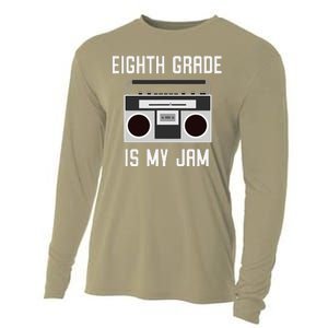 Eighth Grade Back To School Teaching Is My Jam Tee Cooling Performance Long Sleeve Crew