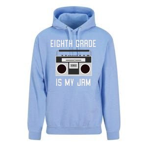 Eighth Grade Back To School Teaching Is My Jam Tee Unisex Surf Hoodie