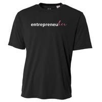 Entrepreneur Girl Boss Gift For Her Cooling Performance Crew T-Shirt