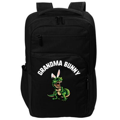 Easter Grandma Bunny Trex Dinosaur Bunny Ears Meaningful Gift Impact Tech Backpack