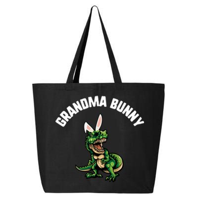 Easter Grandma Bunny Trex Dinosaur Bunny Ears Meaningful Gift 25L Jumbo Tote