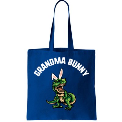 Easter Grandma Bunny Trex Dinosaur Bunny Ears Meaningful Gift Tote Bag