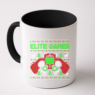 Elite Gamer Christmas Video Game Ugly Sweater Gaming Nerds Great Gift Mug