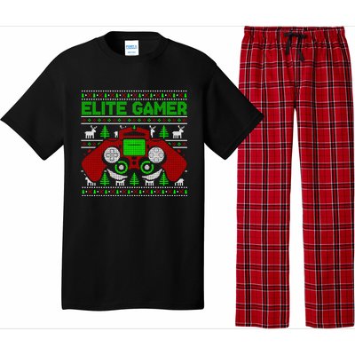 Elite Gamer Christmas Video Game Ugly Sweater Gaming Nerds Great Gift Pajama Set