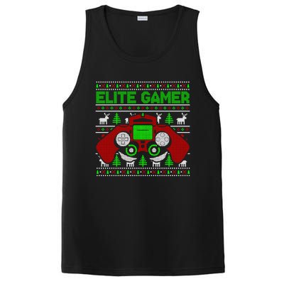 Elite Gamer Christmas Video Game Ugly Sweater Gaming Nerds Great Gift PosiCharge Competitor Tank