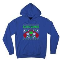 Elite Gamer Christmas Video Game Ugly Sweater Gaming Nerds Great Gift Tall Hoodie