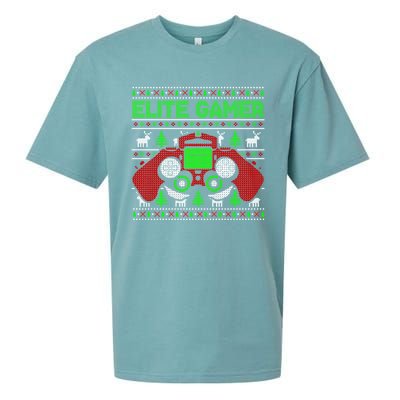 Elite Gamer Christmas Video Game Ugly Sweater Gaming Nerds Great Gift Sueded Cloud Jersey T-Shirt