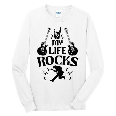 Electric Guitar Cool Guitarist Guitar Player Tall Long Sleeve T-Shirt