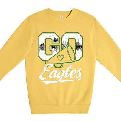 Eagle Go Cheer Eagles Premium Crewneck Sweatshirt