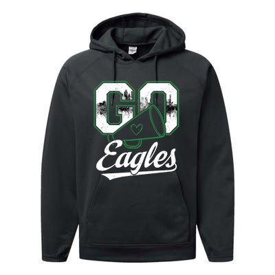 Eagle Go Cheer Eagles Performance Fleece Hoodie