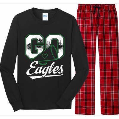 Eagle Go Cheer Eagles Long Sleeve Pajama Set