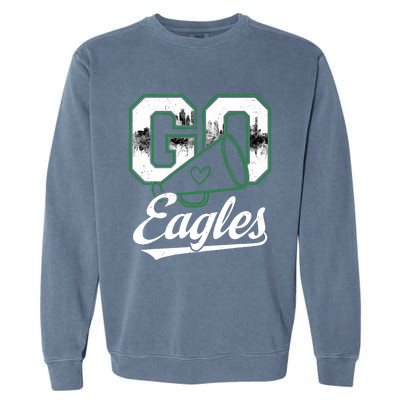 Eagle Go Cheer Eagles Garment-Dyed Sweatshirt