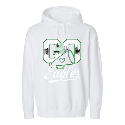 Eagle Go Cheer Eagles Garment-Dyed Fleece Hoodie