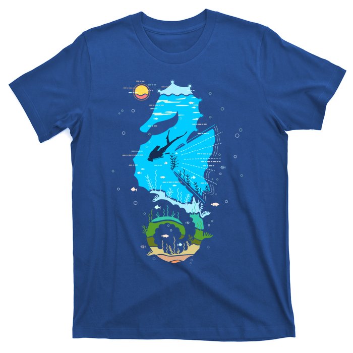 Enjoy God Creation Save The Ocean Sea Underwater Coral Reefs Cool Gift T-Shirt