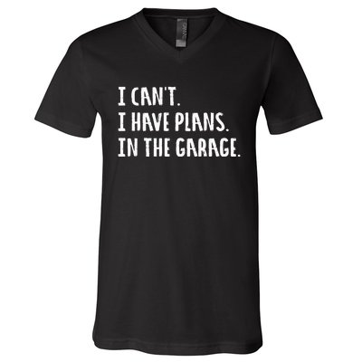 Engineer Garage Car Guy Saracastic Joke V-Neck T-Shirt