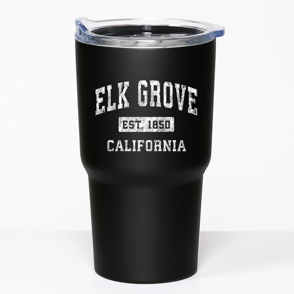 Elk Grove California Ca Vintage Established Sports Design Sweatshirt Tumbler