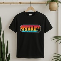 Evolution Gamer Computer Freak Geek Nerd Pc Game T-Shirt
