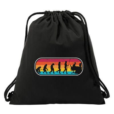 Evolution Gamer Computer Freak Geek Nerd Pc Game Drawstring Bag