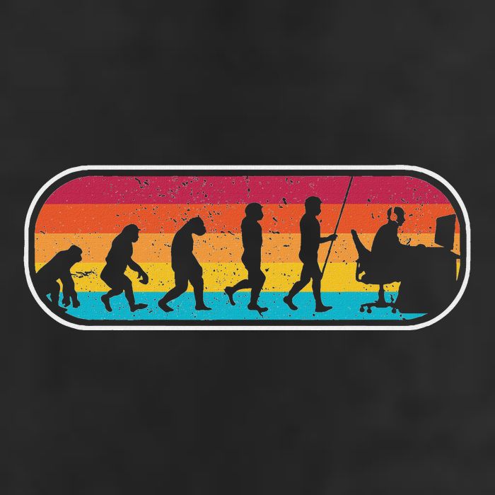 Evolution Gamer Computer Freak Geek Nerd Pc Game Trucker Hat