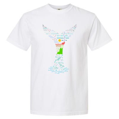 Enjoy Gods Creation Save The Oceans Seas Whales Environt Gift Garment-Dyed Heavyweight T-Shirt