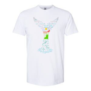 Enjoy Gods Creation Save The Oceans Seas Whales Environt Gift Softstyle CVC T-Shirt