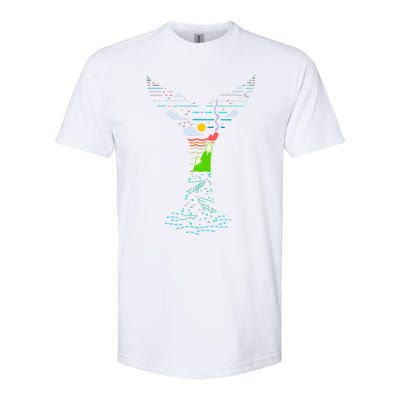 Enjoy Gods Creation Save The Oceans Seas Whales Environt Gift Softstyle CVC T-Shirt