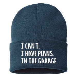 Engineer Garage Car Guy Saracastic Joke Men Sustainable Knit Beanie