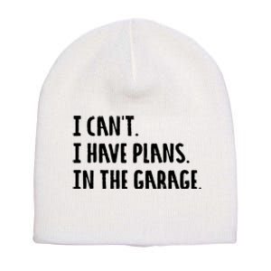 Engineer Garage Car Guy Saracastic Joke Men Short Acrylic Beanie