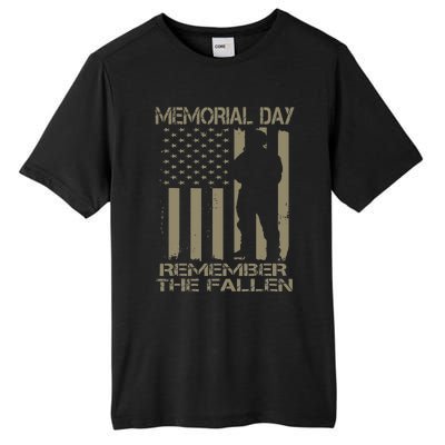 Eternal GratitudeMemorial Day TributeRemember The Fallen Tall Fusion ChromaSoft Performance T-Shirt