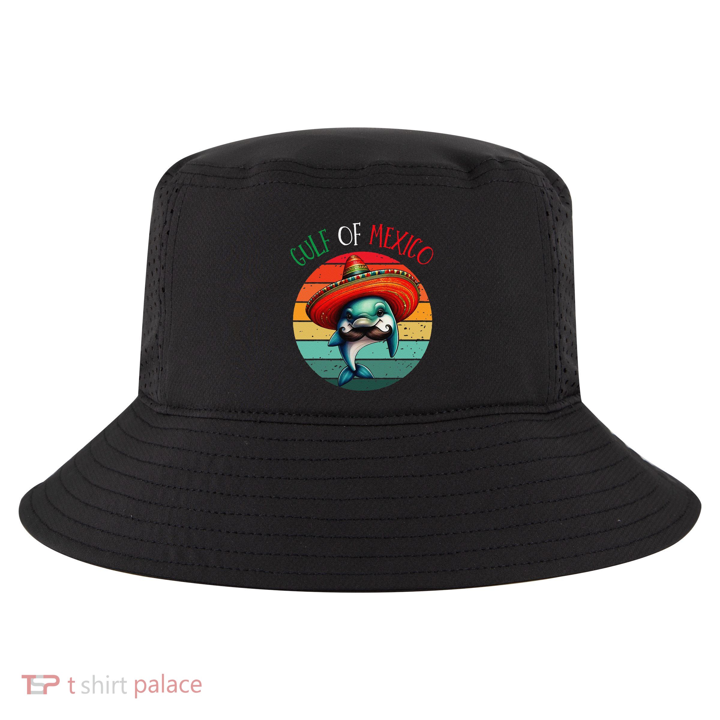 El Golfo De MéXico Dolphin Gulf Of Mexico Cool Comfort Performance Bucket Hat