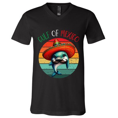 El Golfo De MéXico Dolphin Gulf Of Mexico V-Neck T-Shirt