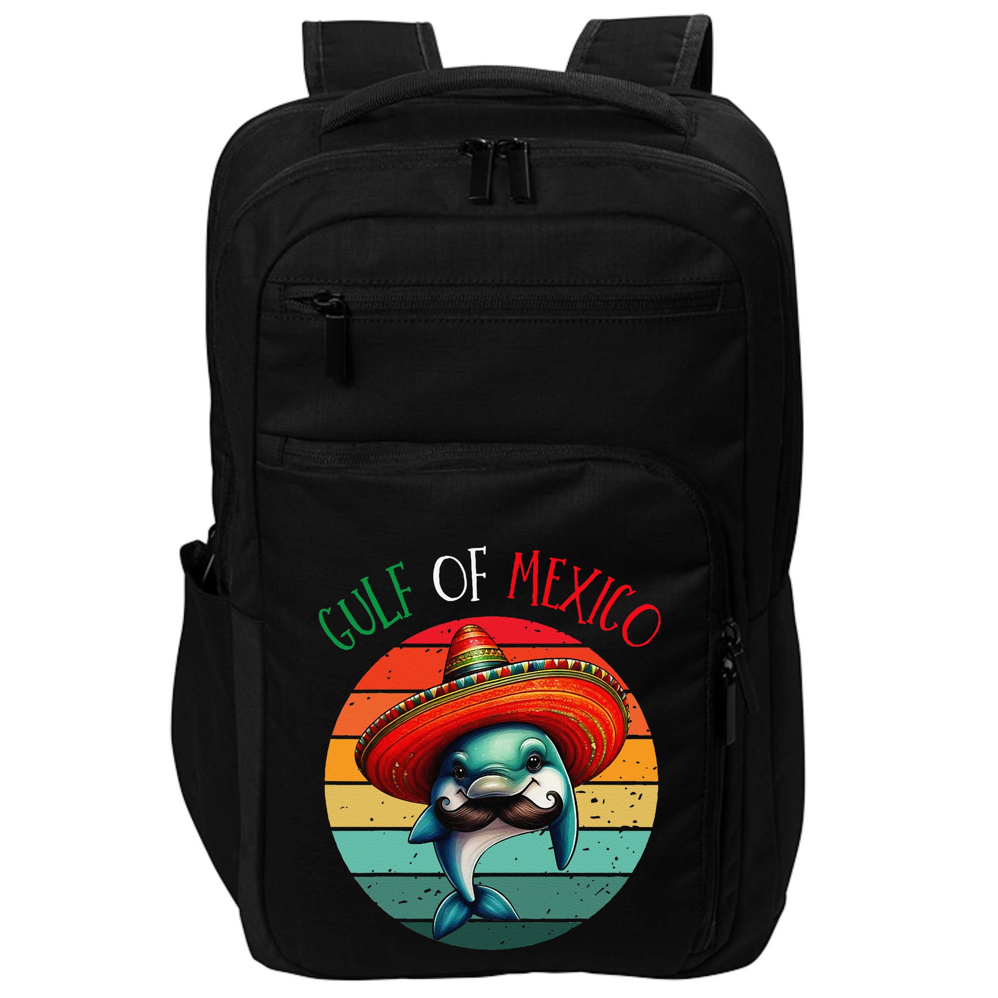 El Golfo De MéXico Dolphin Gulf Of Mexico Impact Tech Backpack