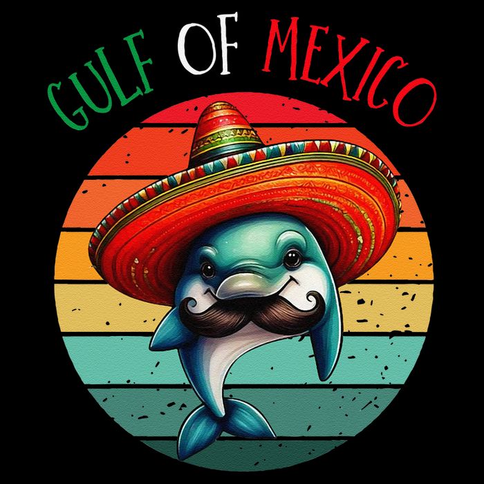 El Golfo De MéXico Dolphin Gulf Of Mexico Bucket Hat